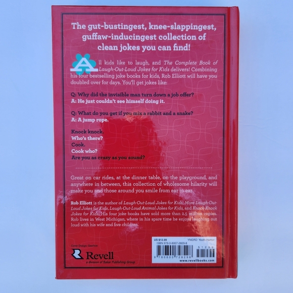 The Complete Laugh-Out-Loud Jokes for Kids: A 4-In-1 Collection by Elliott, Rob - Picture 2 of 3